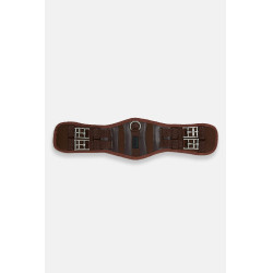 Sangle de dressage néoprène Varna sans élastique Horze Marron demitasse