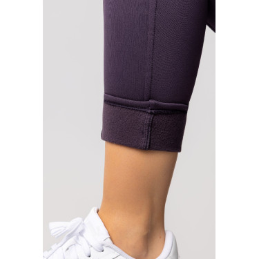 Thermobroek met volledige zit Mira dames Horze Zwarte nachtschade Violet