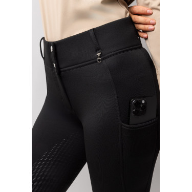 Thermobroek met volledige zit Mira dames Horze Zwart Thermobroek met volledige zit Mira dames Horze Zwart