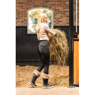 Thermobroek met volledige zit Mira dames Horze Zwart Thermobroek met volledige zit Mira dames Horze Zwart