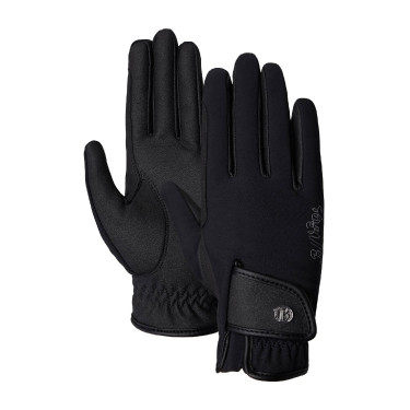 Winter rijhandschoenen voor dames Sinja B Vertigo Zwart
