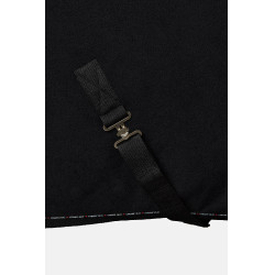 Couverture séchante polaire Cairo infrarouge Horze Gris anthracité foncé