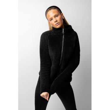 Veste polaire nounours Merida Horze femme Noir