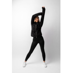 Veste polaire nounours Merida Horze femme Noir