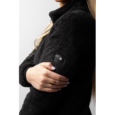 Veste polaire nounours Merida Horze femme Noir