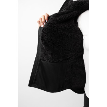 Veste polaire nounours Merida Horze femme Noir