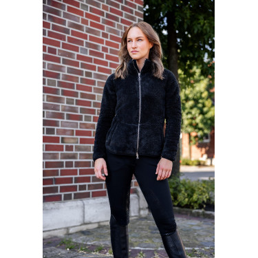 Veste polaire nounours Merida Horze femme Noir