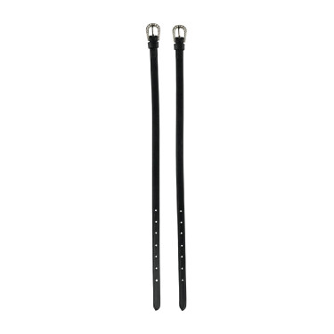 Lanières d'éperon Marseille Horze boucle strass Noir / argent