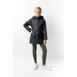 Veste imperméable Horze Clara enfant Marine foncé Bleu