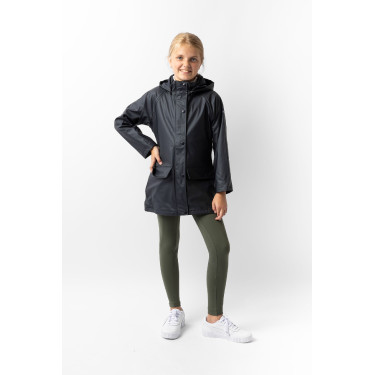 Veste imperméable Horze Clara enfant Marine foncé Bleu