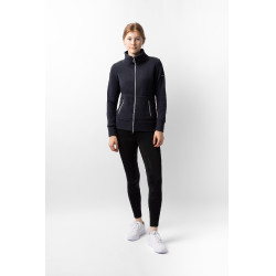 Veste d'équitation polaire Horze Ellie femme Marine foncé Bleu
