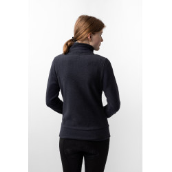 Veste d'équitation polaire Horze Ellie femme Marine foncé Bleu