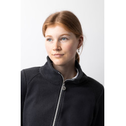 Veste d'équitation polaire Horze Ellie femme Marine foncé Bleu