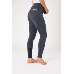 Pantalon d'équitation fond intégral Meghan B Vertigo taille haute femme Bleu marine foncé Pantalon d'équitation fond intégral Meghan B Vertigo taille haute femme Bleu marine foncé