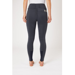 Paardrijbroek met volledige zit Meghan B Vertigo hoge taille dames Donker marineblauw