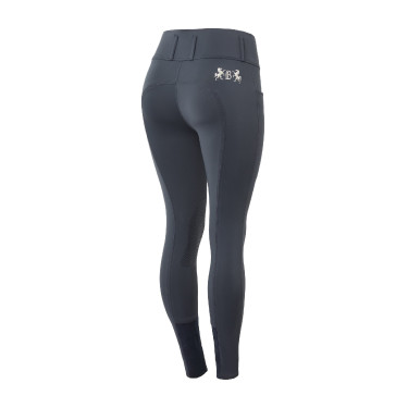 Pantalon d'équitation fond intégral Meghan B Vertigo taille haute femme Bleu marine foncé Pantalon d'équitation fond intégral Meghan B Vertigo taille haute femme Bleu marine foncé