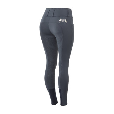 Pantalon d'équitation fond intégral Meghan B Vertigo taille haute femme Bleu marine foncé Pantalon d'équitation fond intégral Meghan B Vertigo taille haute femme Bleu marine foncé