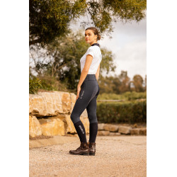 Pantalon d'équitation fond intégral Meghan B Vertigo taille haute femme Bleu marine foncé Pantalon d'équitation fond intégral Meghan B Vertigo taille haute femme Bleu marine foncé