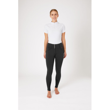 Pantalon d'équitation fond intégral Meghan B Vertigo taille haute femme Noir