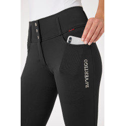 Pantalon d'équitation fond intégral Meghan B Vertigo taille haute femme Noir