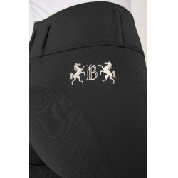 Pantalon d'équitation fond intégral Meghan B Vertigo taille haute femme Noir