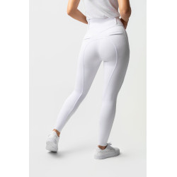 Broek met volledige grip voor alle seizoenen Horze Mira Wit / turquoiseblauw