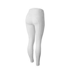 Broek met volledige grip voor alle seizoenen Horze Mira Wit / turquoiseblauw