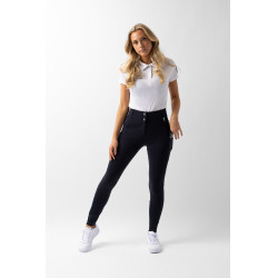 Broek met volledige grip voor alle seizoenen Horze Mira Donker marineblauw Broek met volledige grip voor alle seizoenen Horze Mira Donker marineblauw