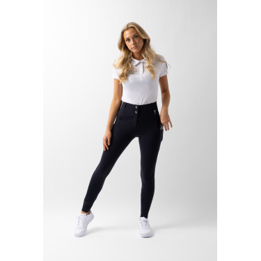 Pantalon fond intégral grip toutes saisons Horze Mira Marine foncé Bleu