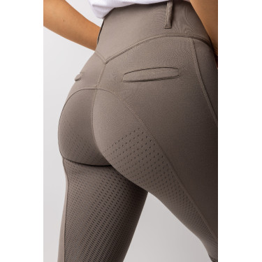 Broek met volledige grip voor alle seizoenen Horze Mira Morieljebruin
