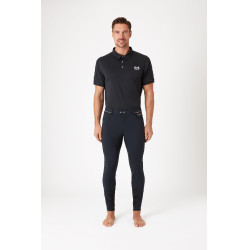 Pantalon d'équitation fond intégral B Vertigo Damien homme Gris anthracité foncé