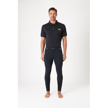 Pantalon d'équitation fond intégral B Vertigo Damien homme Gris anthracité foncé
