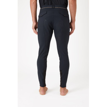 Pantalon d'équitation fond intégral B Vertigo Damien homme Gris anthracité foncé