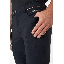 Pantalon d'équitation fond intégral B Vertigo Damien homme Gris anthracité foncé
