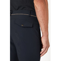 Pantalon d'équitation fond intégral B Vertigo Damien homme Gris anthracité foncé