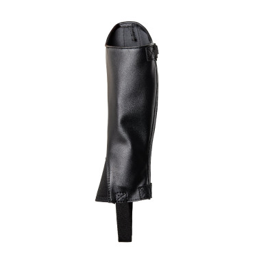 Mini-chaps Horze Portland kind met riempje Zwart