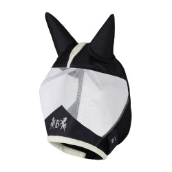 Anti-vliegmasker B Vertigo Delux met imitatiebont Donker marineblauw