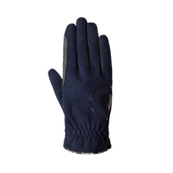 Zomer paardrijhandschoenen Horze Nichelle dames Donker marineblauw