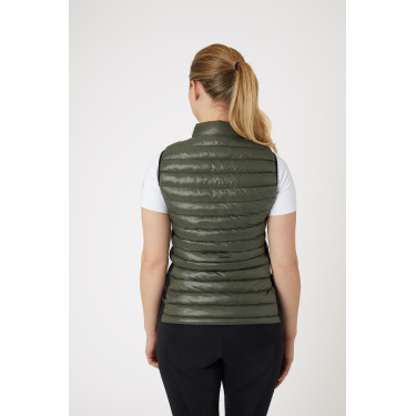 Doudoune sans manches d'équitation ultra légère B Vertigo Sia femme Vert lierre