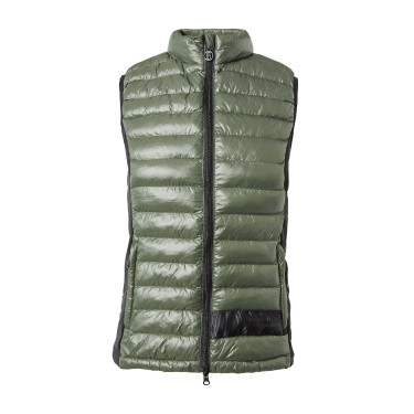 Doudoune sans manches d'équitation ultra légère B Vertigo Sia femme Vert lierre