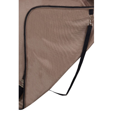 Couverture anti-mouches Combo B Vertigo avec couvre-cou amovible et protection UV Biscuit au gingembre Beige