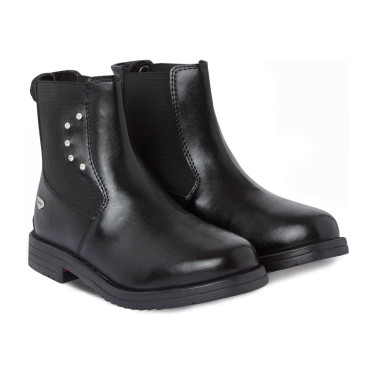 Boots Horze Portland strass enfant Noir
