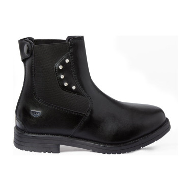 Boots Horze Portland strass enfant Noir