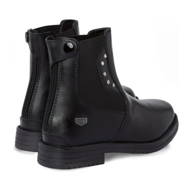 Boots Horze Portland strass enfant Noir