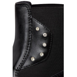 Boots Horze Portland strass enfant Noir