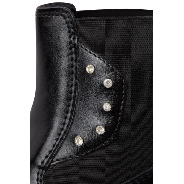 Boots Horze Portland strass enfant Noir
