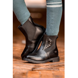 Boots Horze Portland strass enfant Noir
