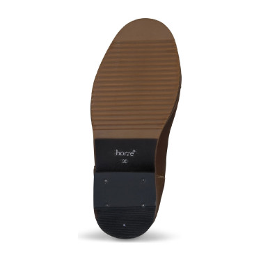 Boots Horze Seville enfant fermeture à glissière avant Marron