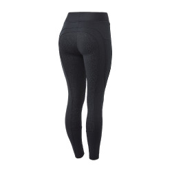 Legging Horze hiver Active fond intégral Grip poche téléphone femme Bleu marine foncé