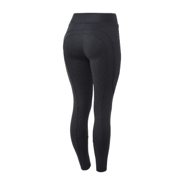 Legging Horze hiver Active fond intégral Grip poche téléphone femme Bleu marine foncé